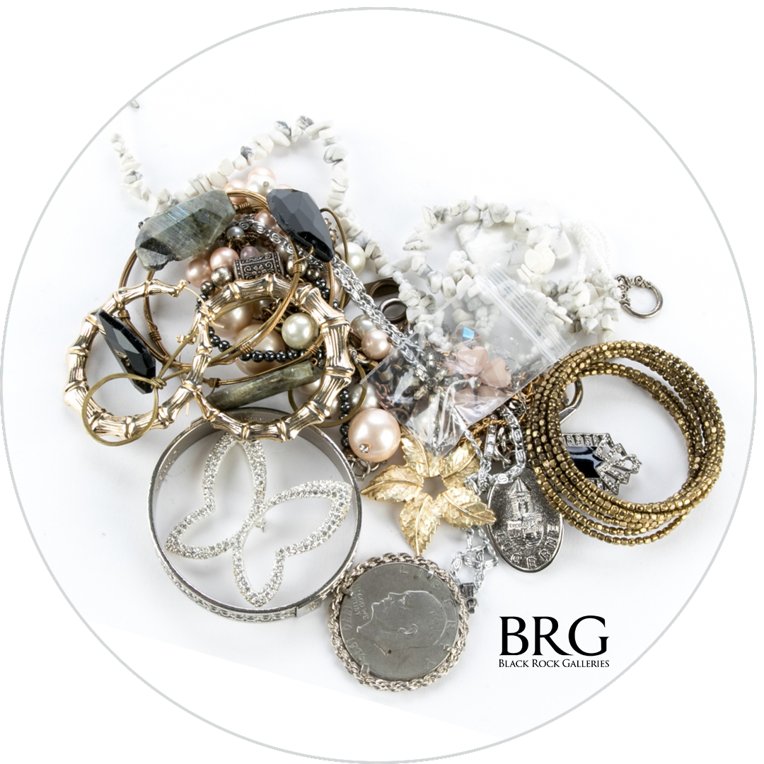 Incoming jewelry to BRG's jewelry lab is first sorted